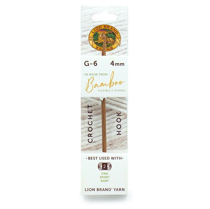 Lion Brand® Bamboo Crochet Hooks (Sizes G to N)