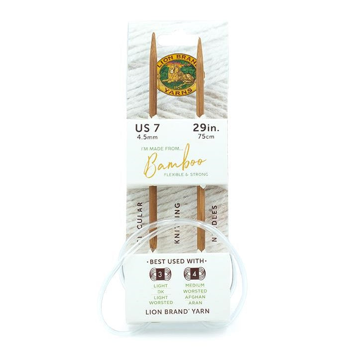 Lion Brand® Bamboo Circular Knitting Needles 29" (Sizes 7 & 8)