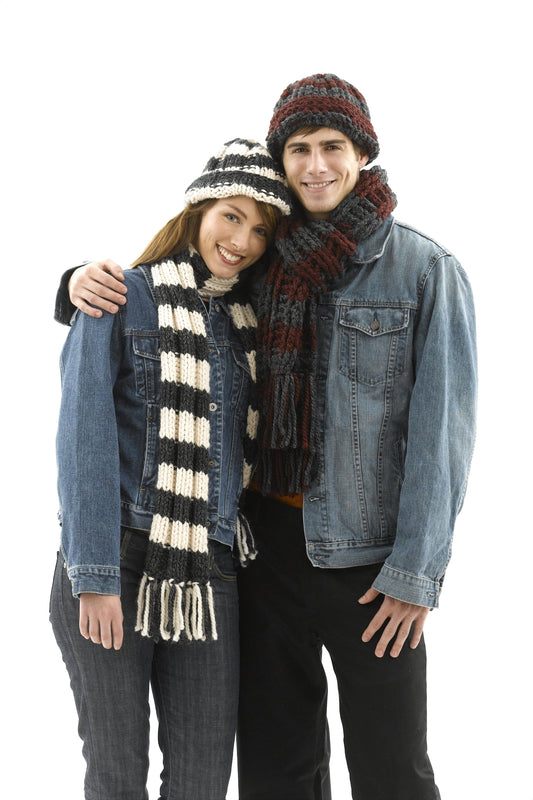Hat and Scarf Set Pattern (Knit)