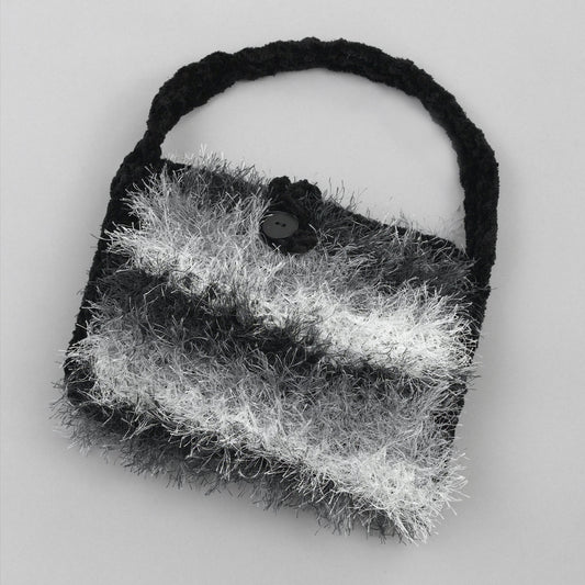 Furry Striped Bag Pattern (Crochet)