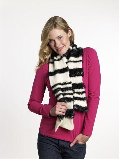 Clever Stripes Scarf Pattern (Knit)