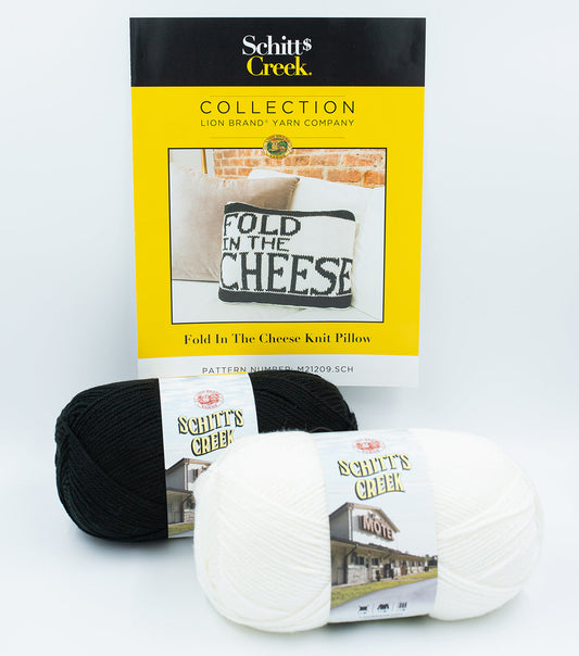 Fold In The Cheese Knit Pillow