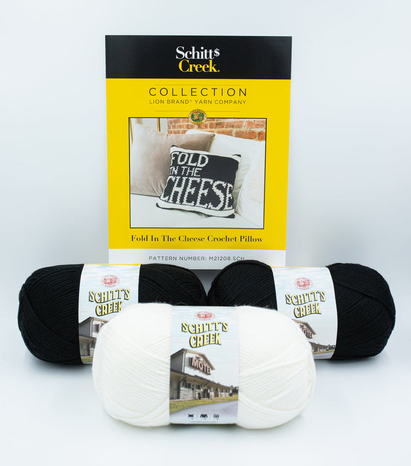 Fold In The Cheese Crochet Pillow