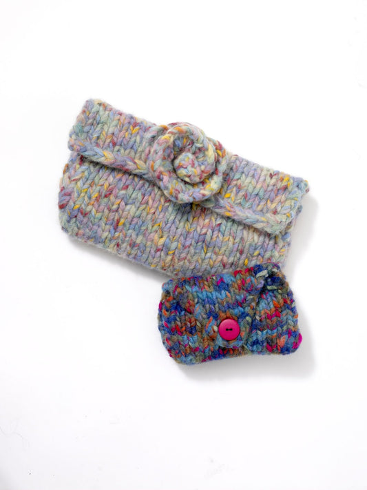 Jeans Felted Clutch Pattern (Knit)