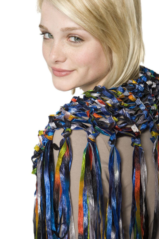 Fringed Shawlette Pattern (Knit)