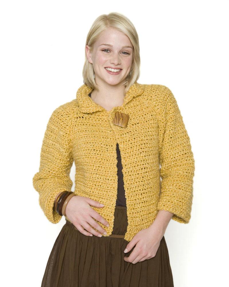Matinee Swing Jacket Pattern (Crochet)