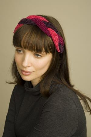 Braided Suede Headband Pattern (Knit)