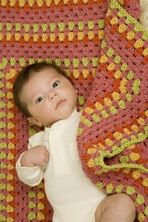 Bright Baby Blanket Pattern (Crochet)
