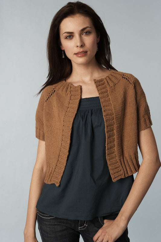 Cropped Raglan Sweater Pattern (Knit)
