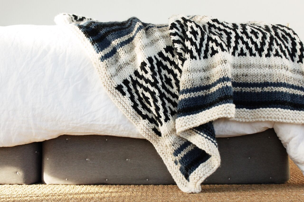 Knit Kit - Mexican Blanket