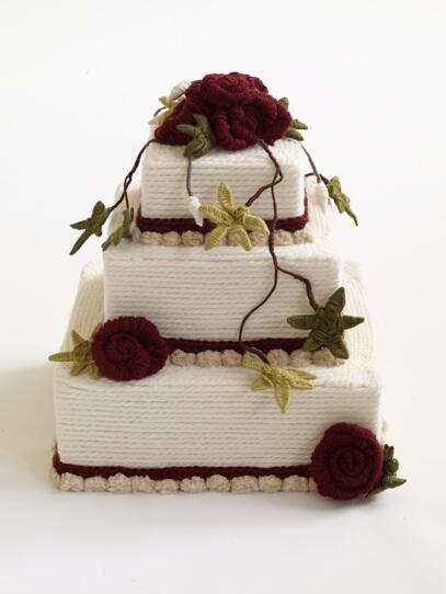 Red Velvet Ribbon Cake (Knit)