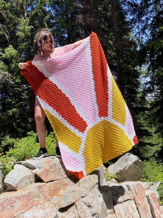 Crochet Kit - Hello Sunshine Afghan