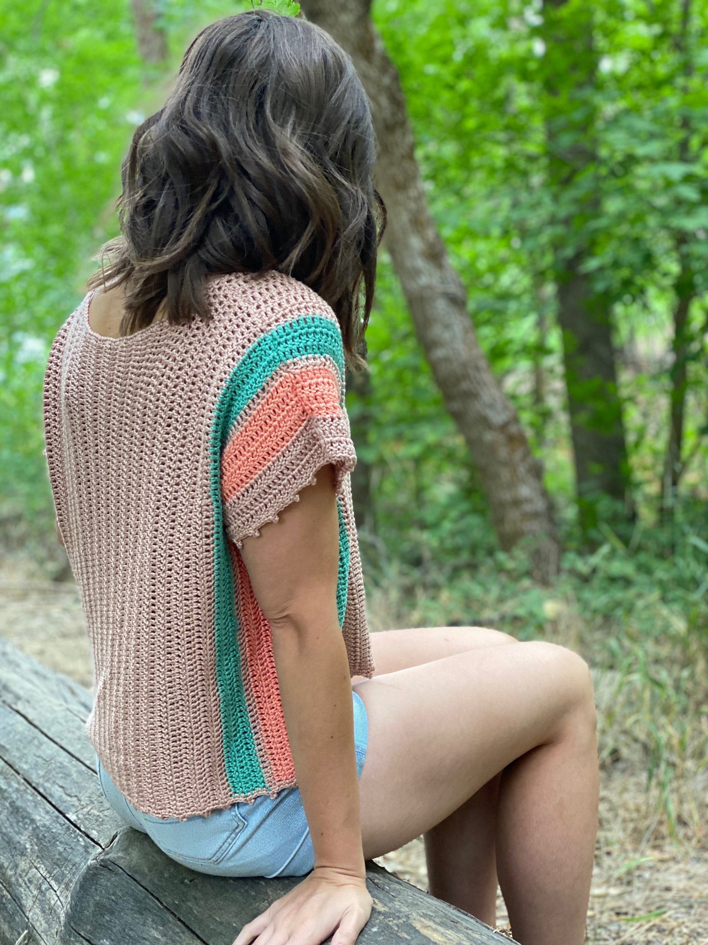 Crochet Kit - Saltwater Taffy Tee