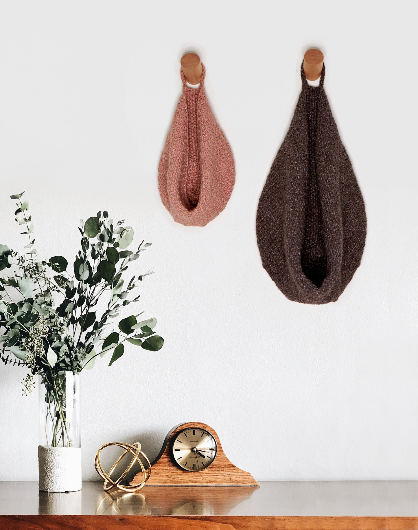 Knit Kit - Slouchy Hanging Baskets