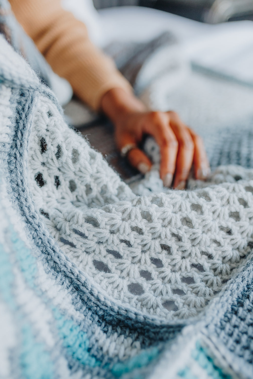 Crochet Kit - Tunisian Holiday Sampler Blanket