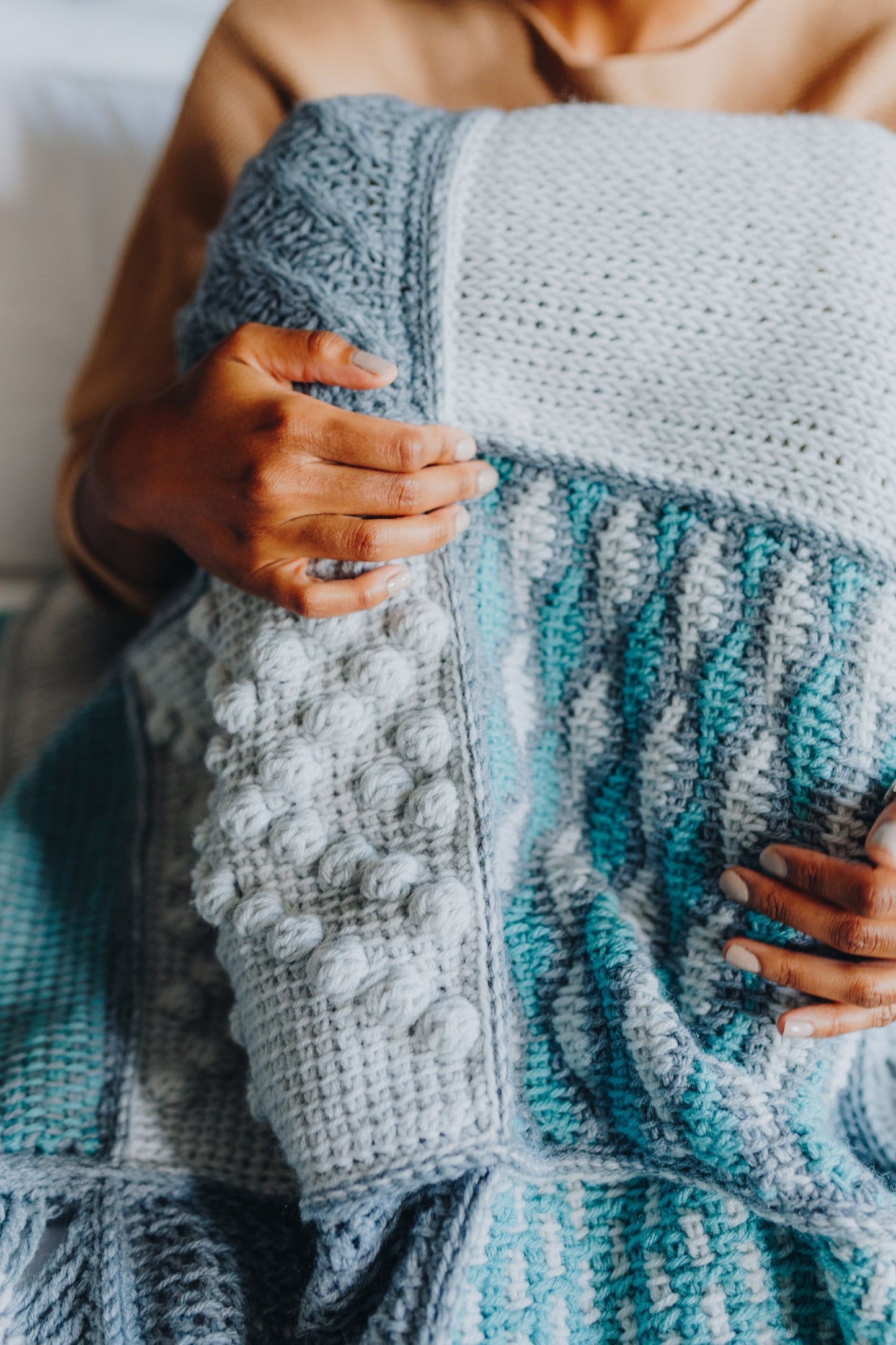 Crochet Kit - Tunisian Holiday Sampler Blanket