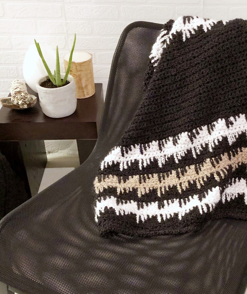 Crochet Kit - Heartbeat Throw