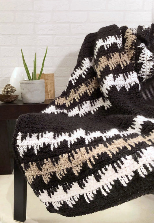 Crochet Kit - Heartbeat Throw