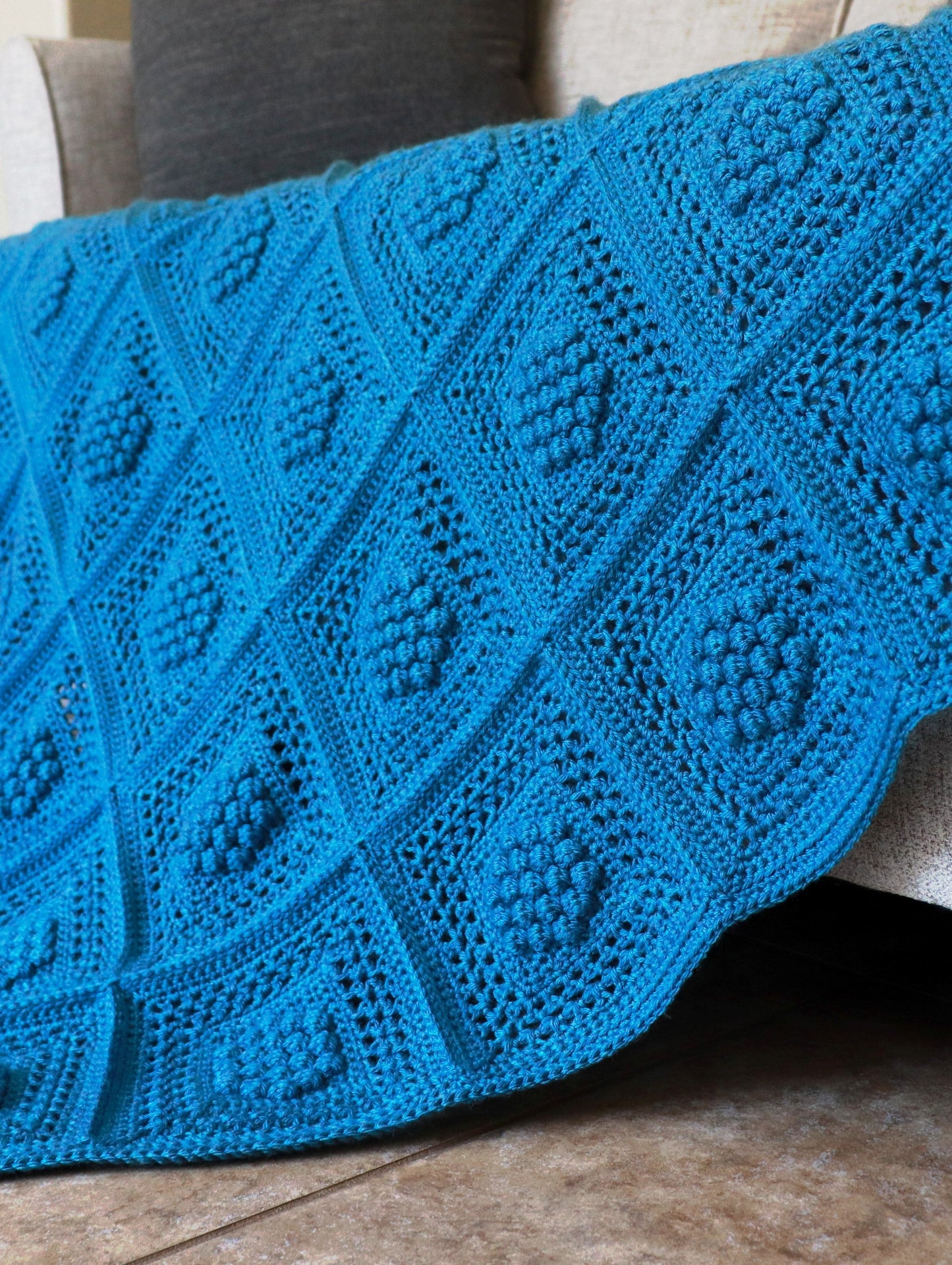 Crochet Kit - Winterberry Throw