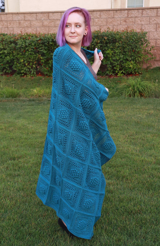 Crochet Kit - Winterberry Throw