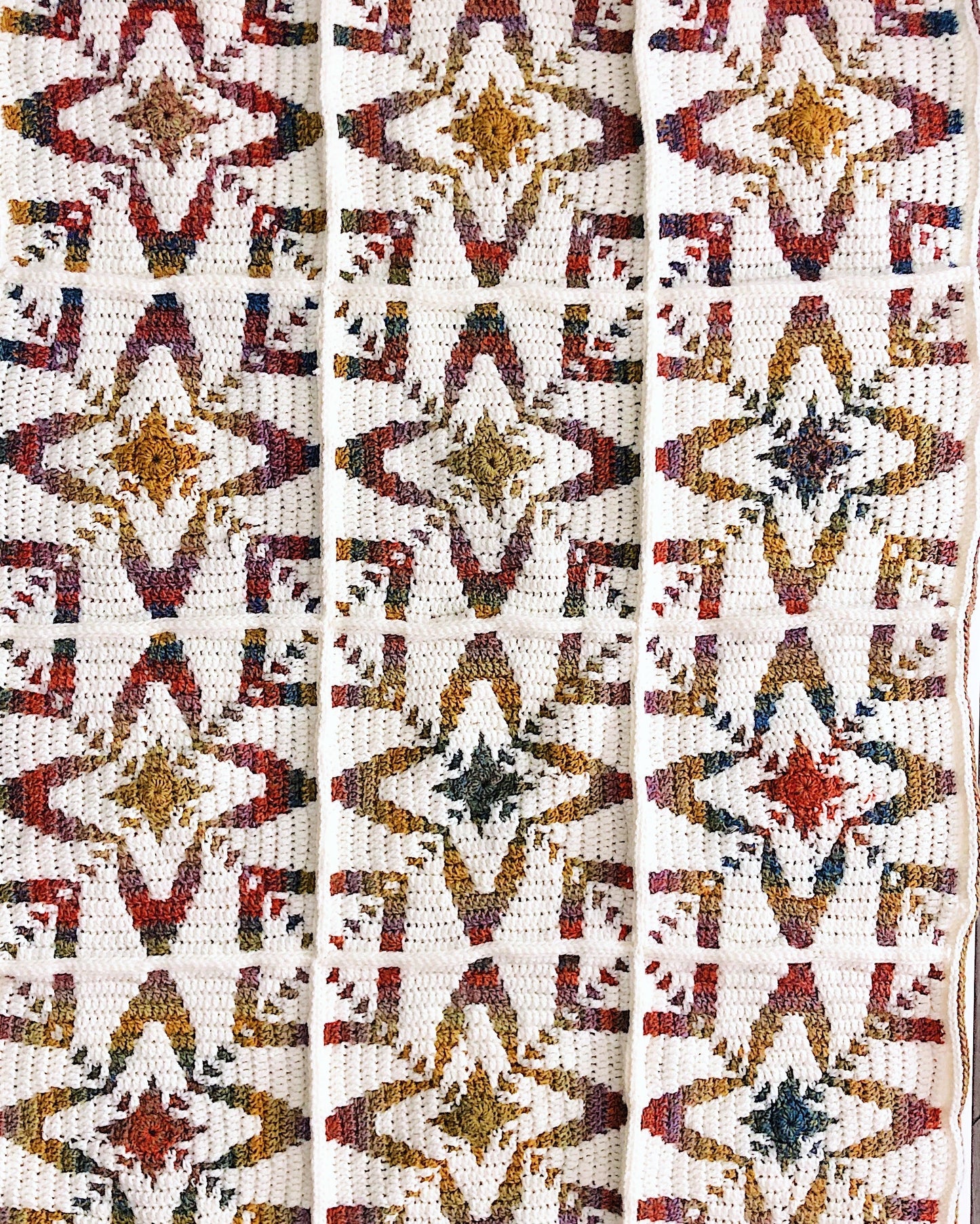 Crochet Kit - Autumn Stars Afghan