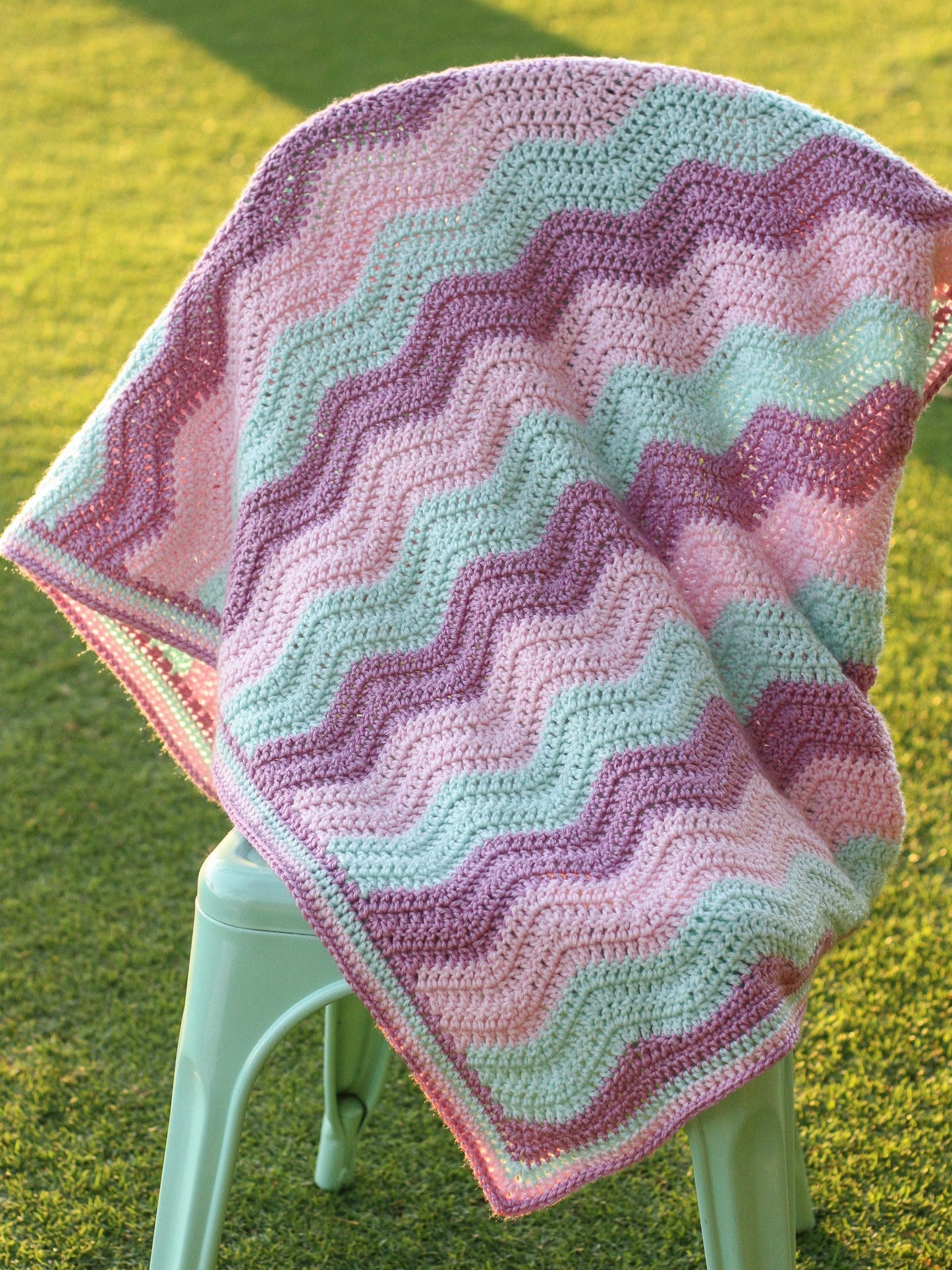 Crochet Kit - Serene Tides Baby Blanket