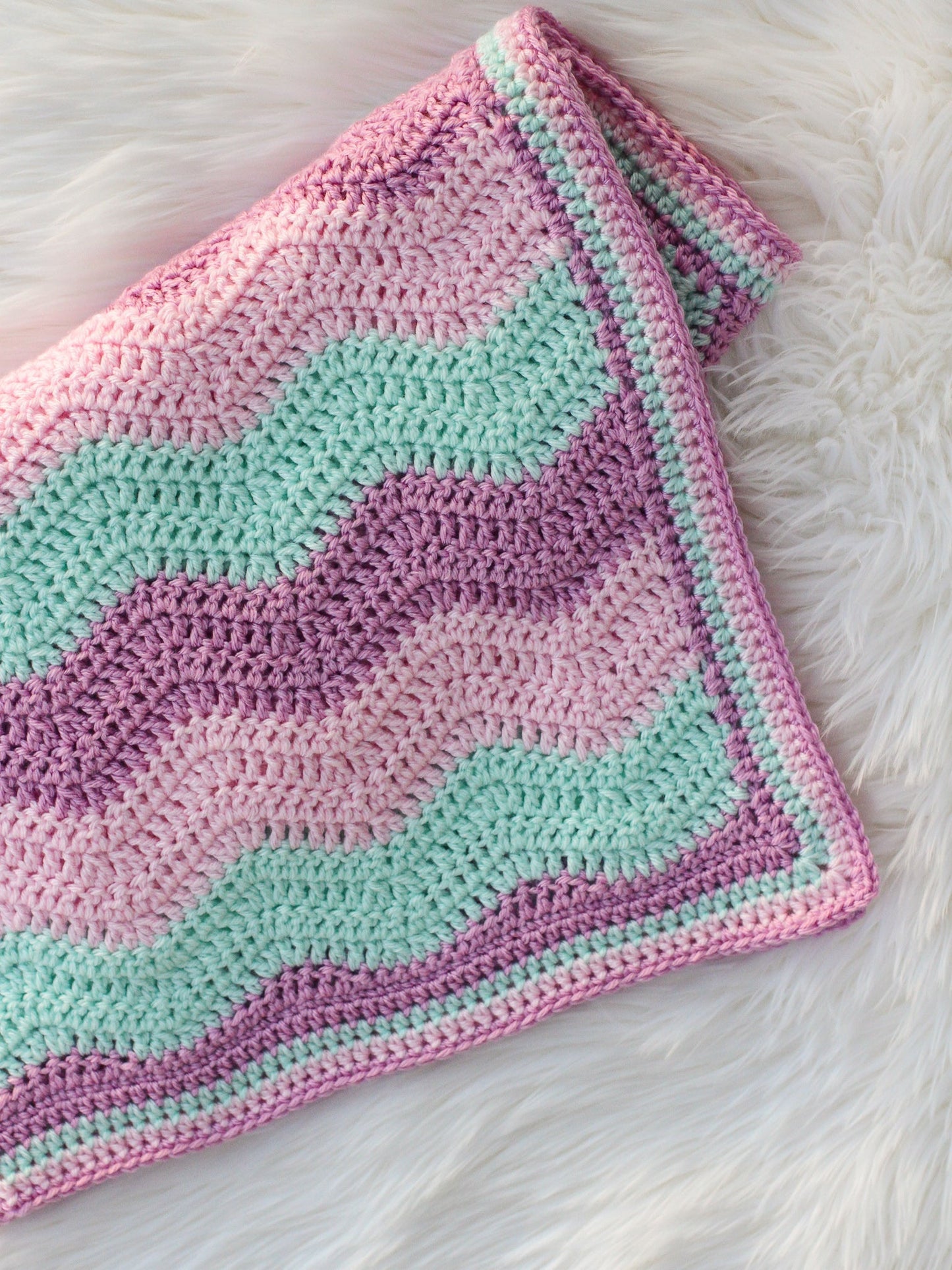 Crochet Kit - Serene Tides Baby Blanket
