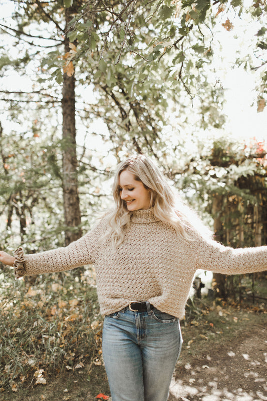 Crochet Kit - Chainette Turtleneck