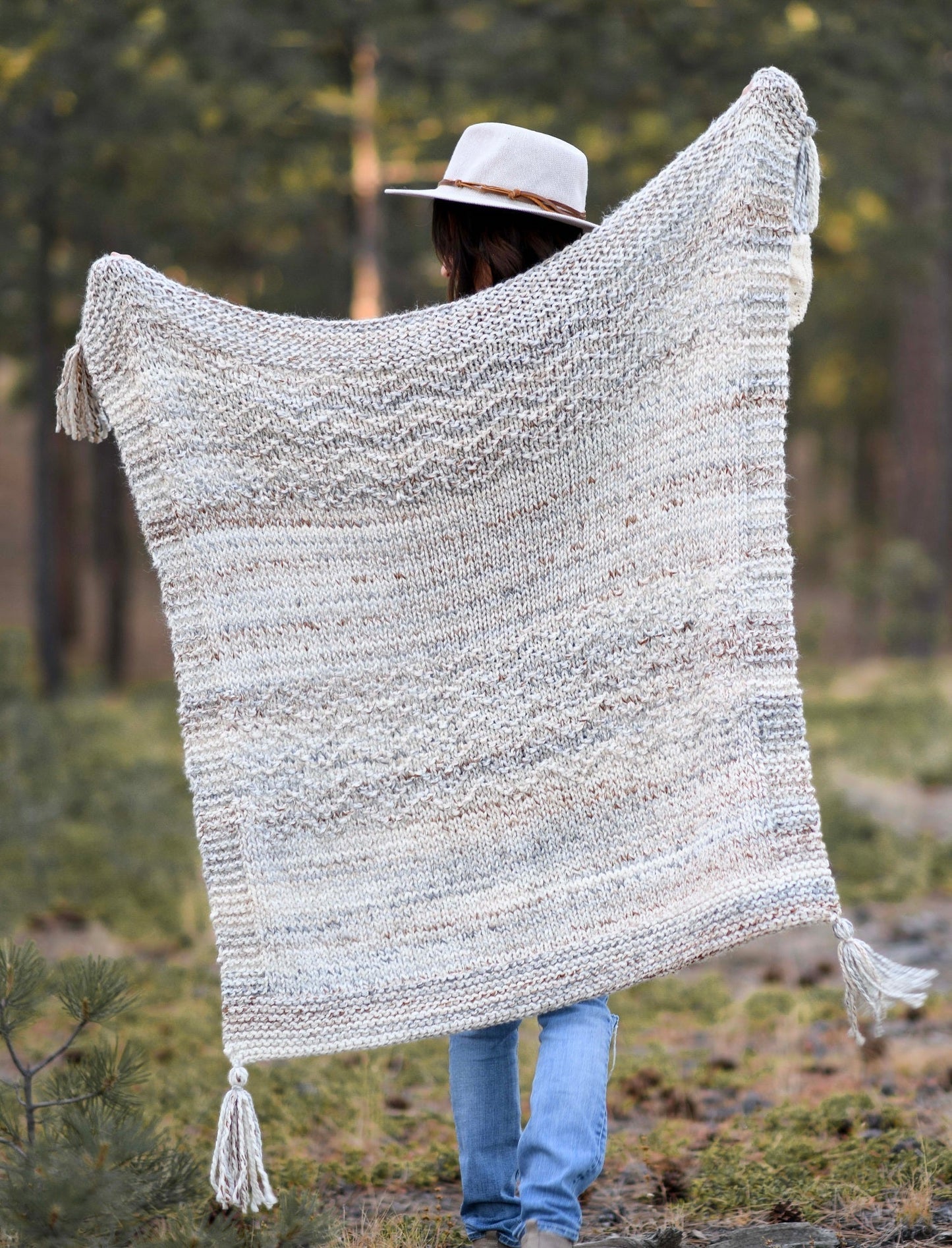 Knit Kit - Modern Mountain Throw
