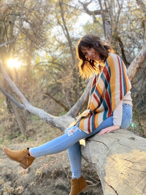 Crochet Kit - Indigo Sun Wrap