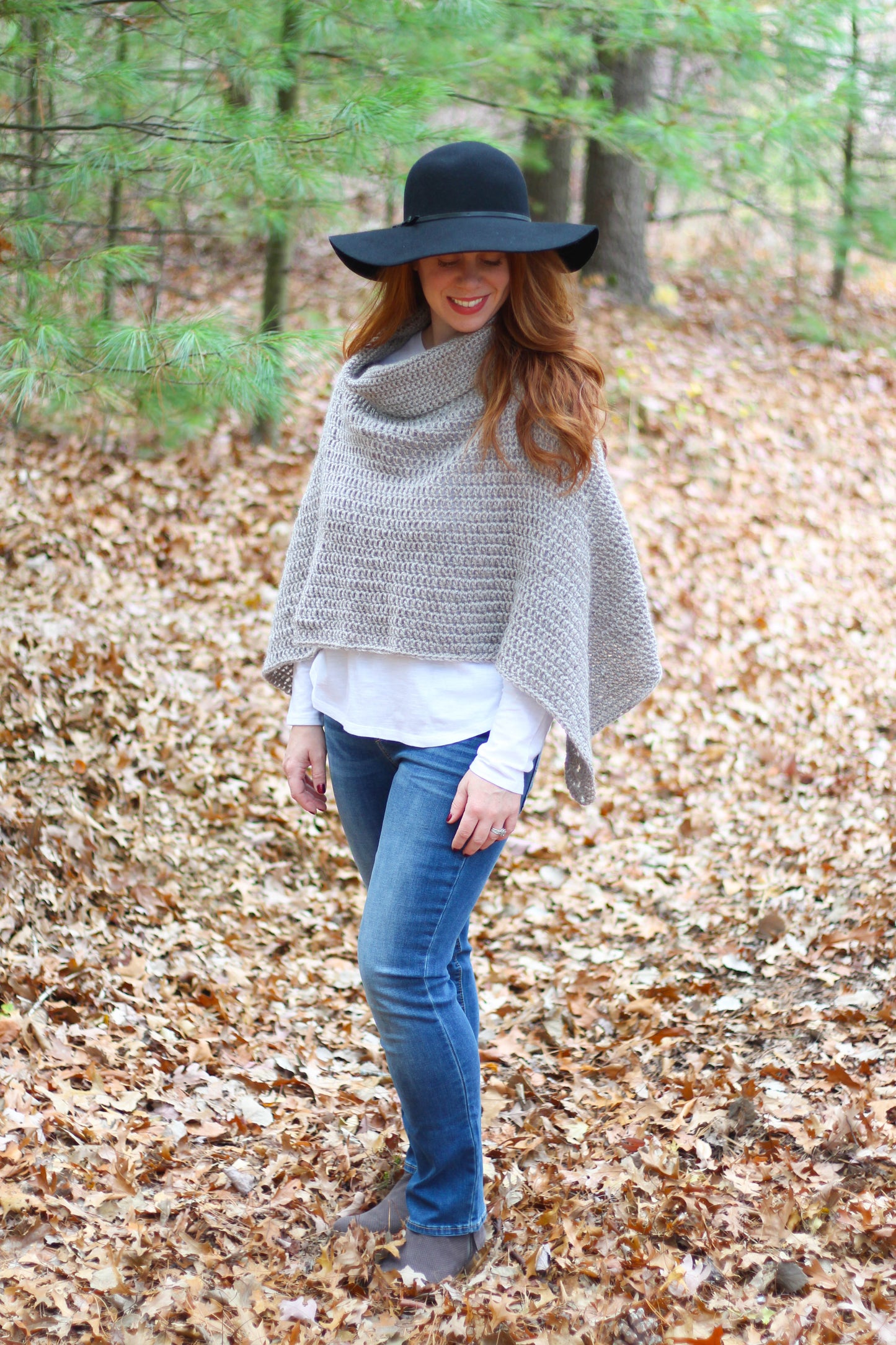 Crochet Kit - Partridge Creek Poncho Lite