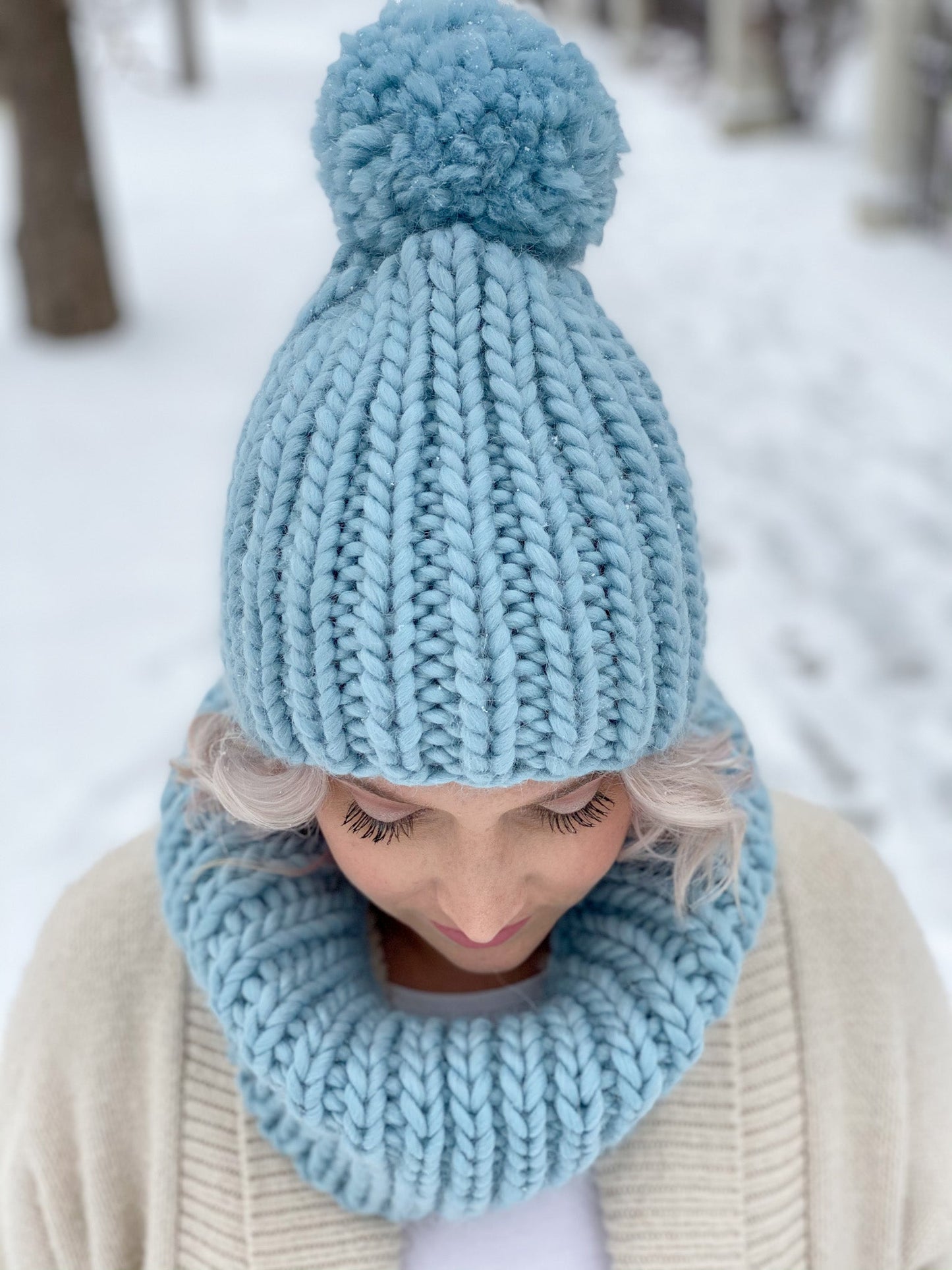 Knit Kit - Everyday Basic Beanie & Cowl