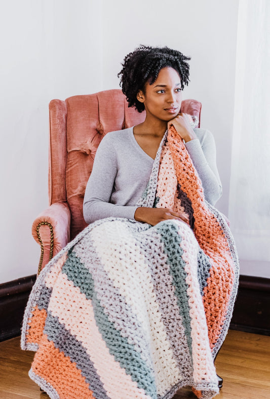Crochet Kit - Sherbet Afghan