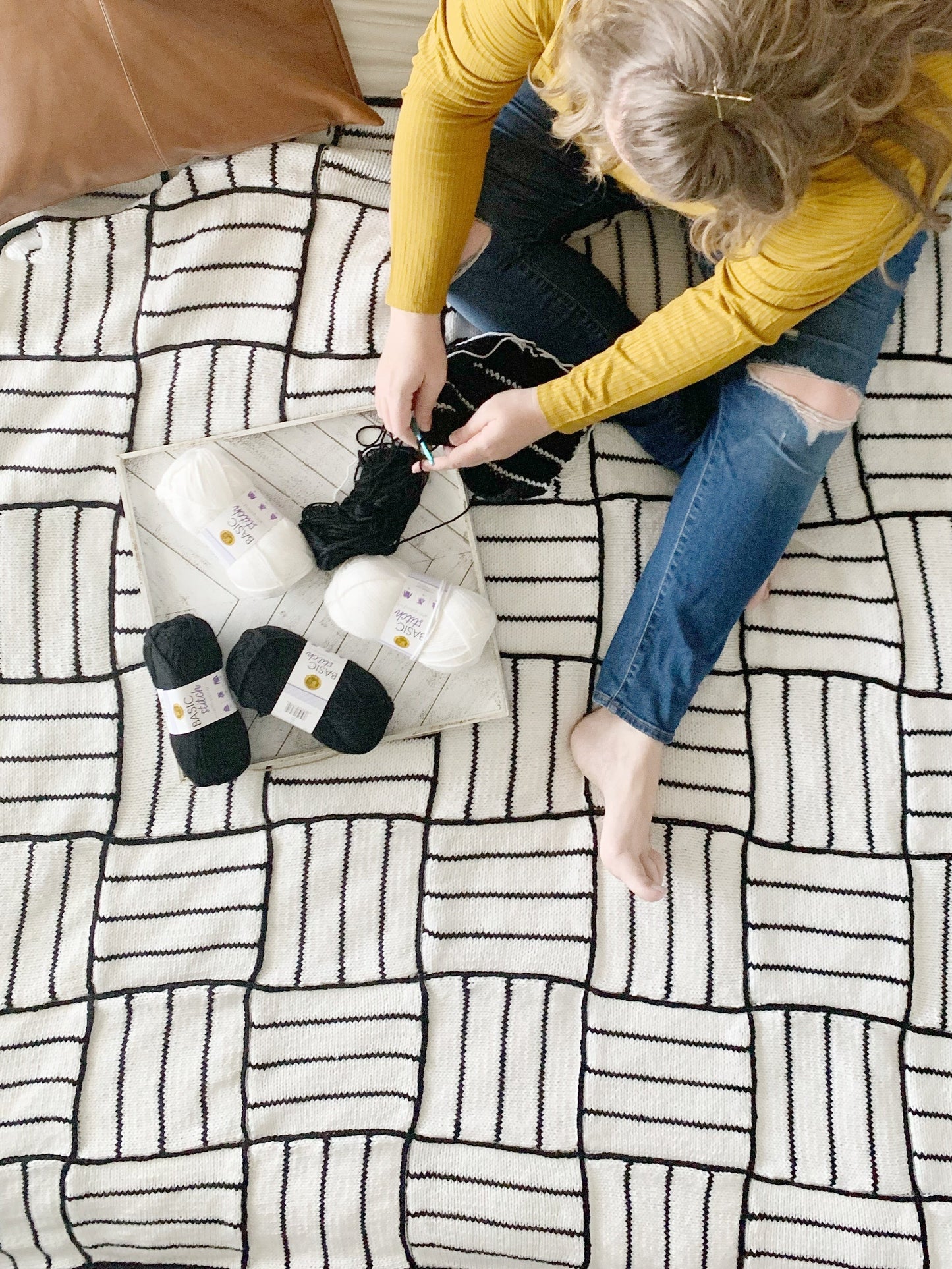 Knit Kit - The Gemma Blanket