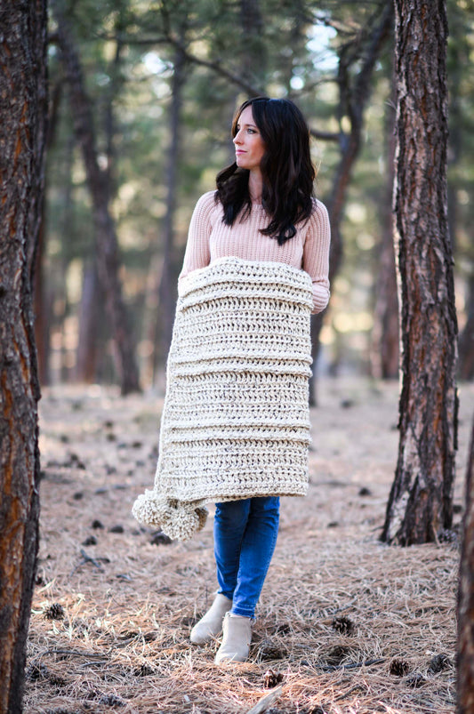 Crochet Kit - Done In A Day Cuddler Throw