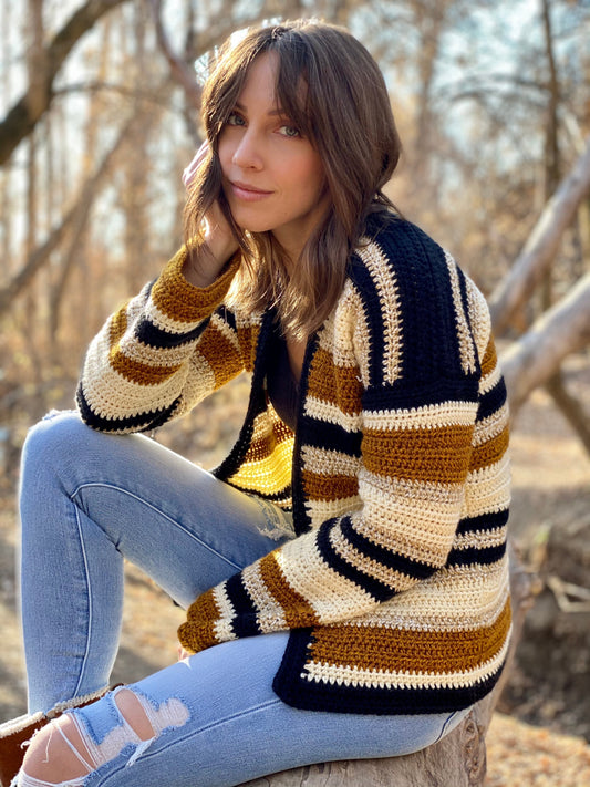 Crochet Kit - Morning Coffee Cardigan