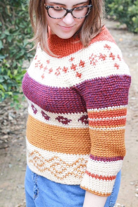 Crochet Kit - My Beginner Colorwork Sweater