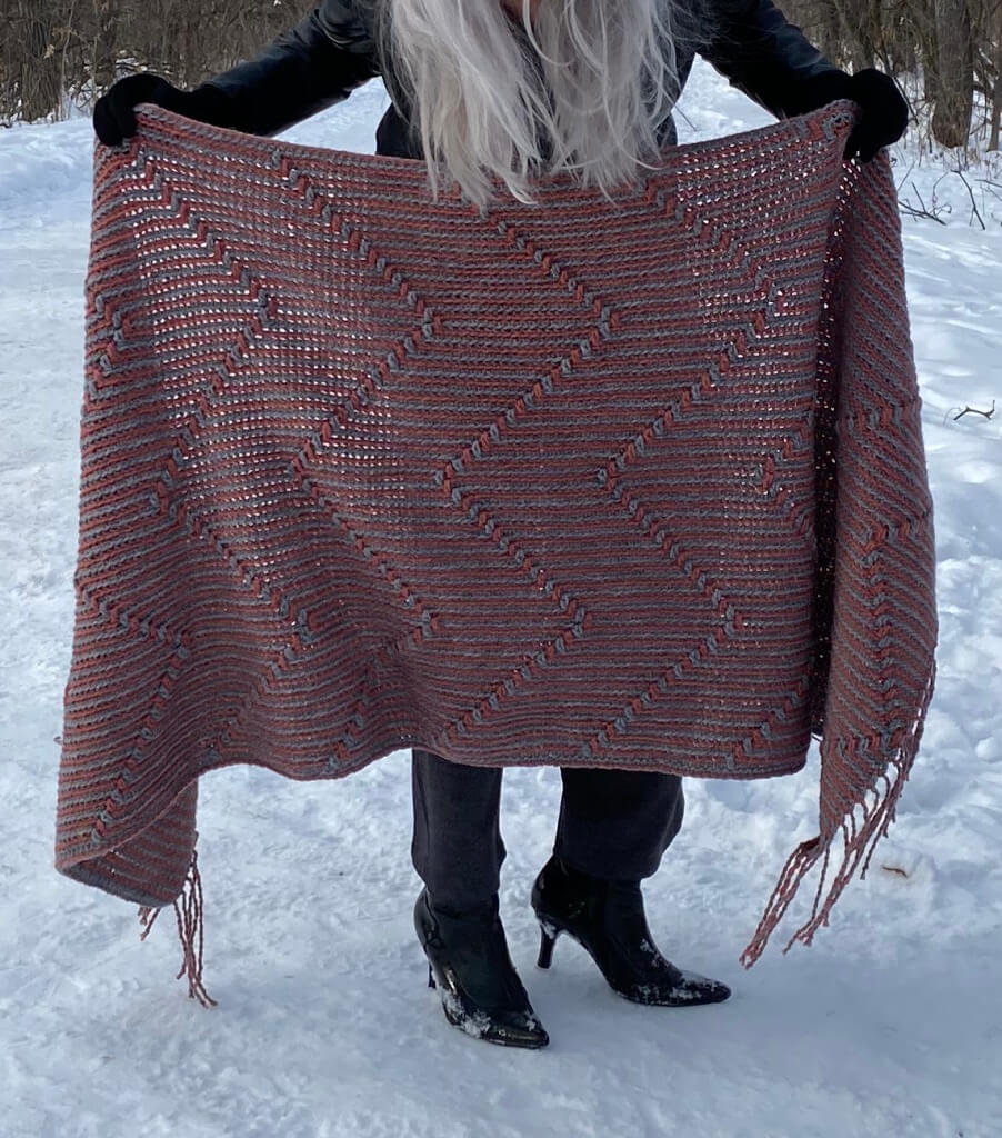 Crochet Kit - Terra Mosaic Wrap