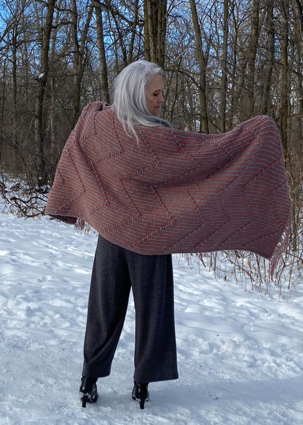 Crochet Kit - Terra Mosaic Wrap