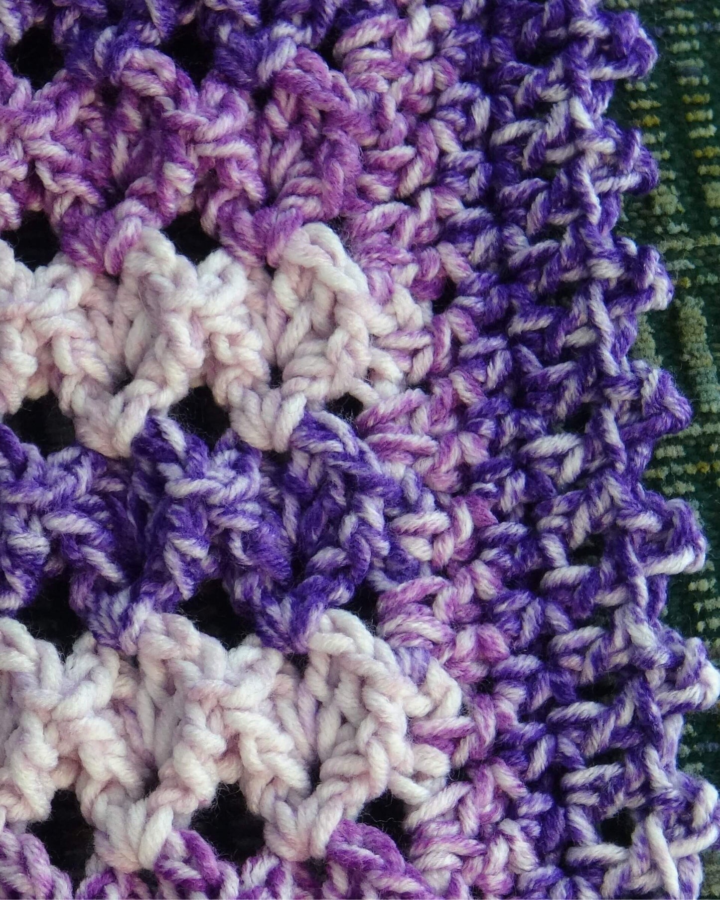 Crochet Kit - Purple Passion Throw