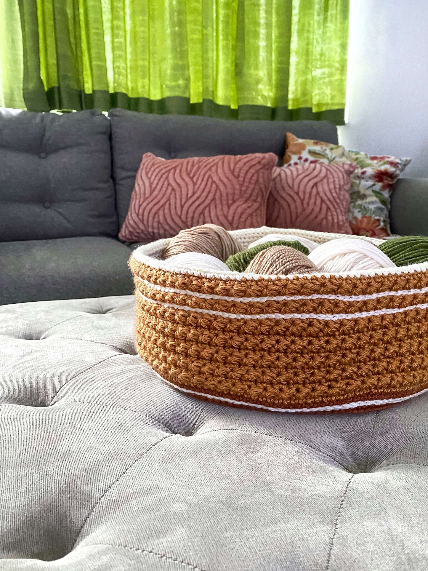 Crochet Kit - Star Stitch Basket