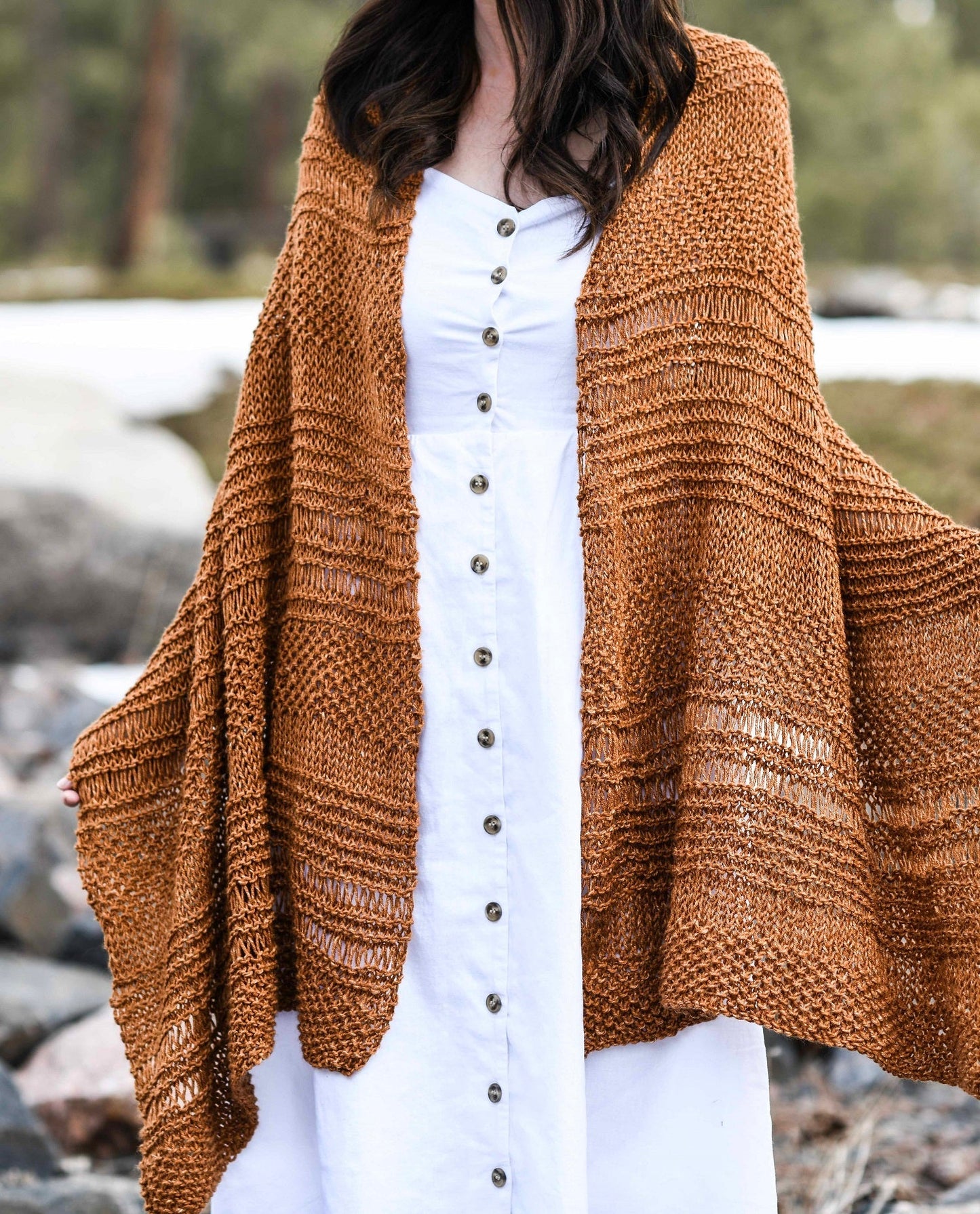 Knit Kit - Cosmos Textured Wrap