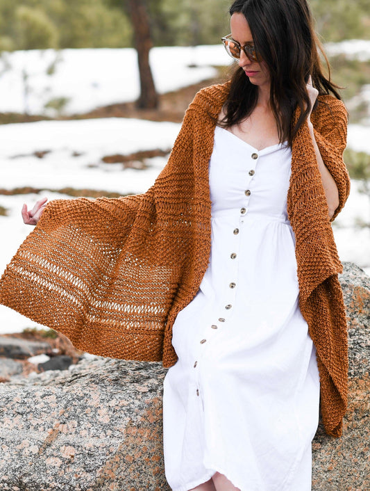 Knit Kit - Cosmos Textured Wrap