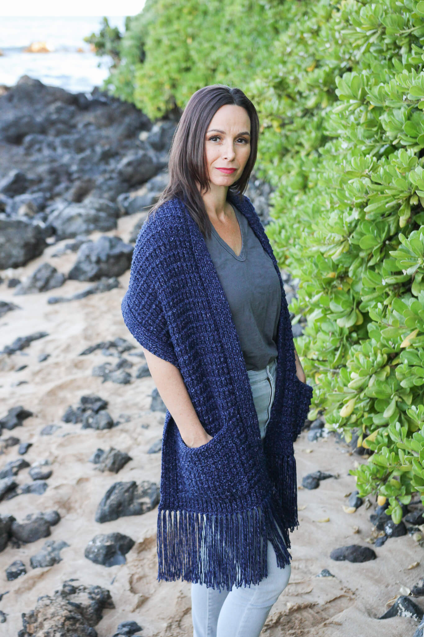 Knit Kit - Down-Home Pocket Shawl