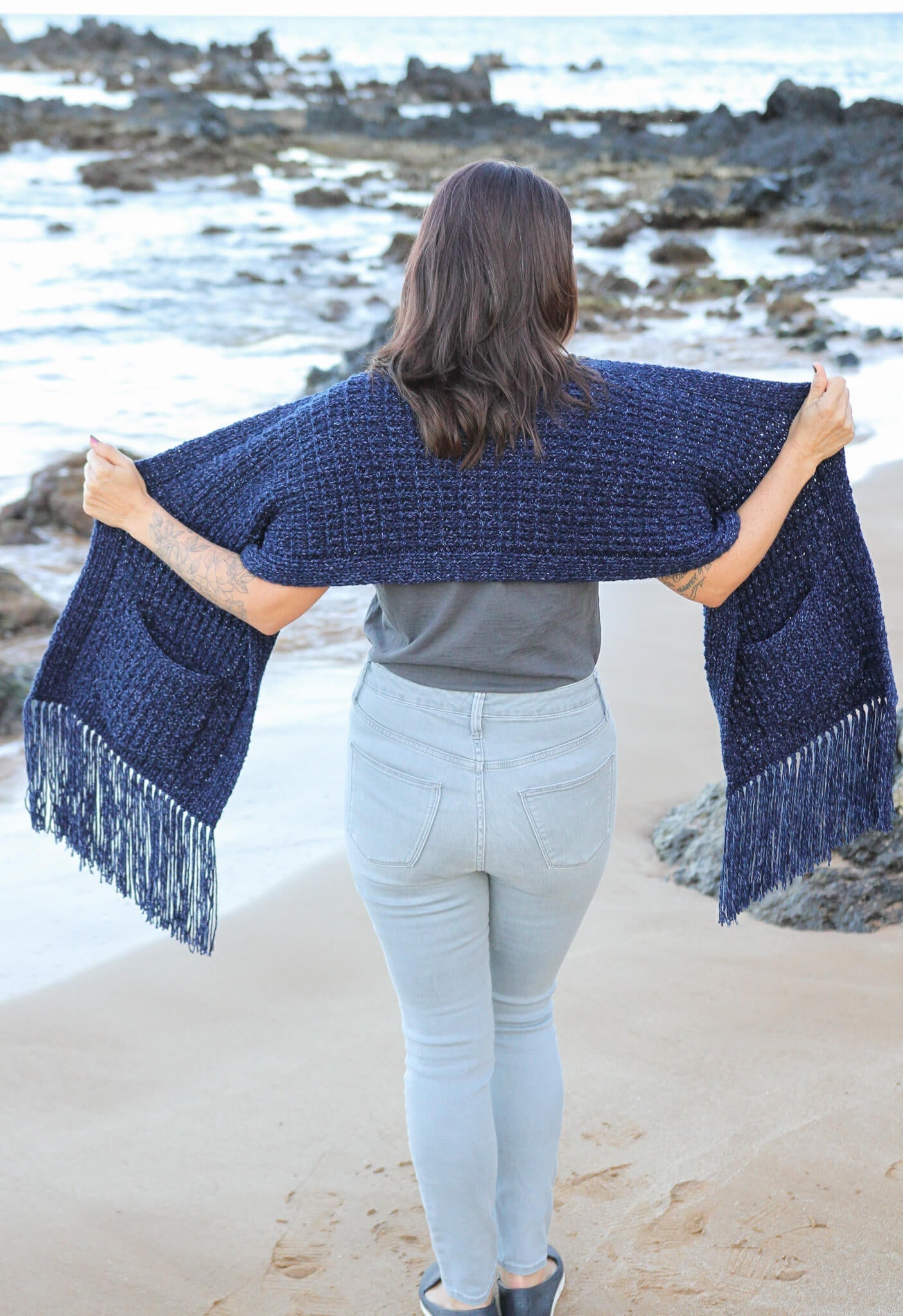 Knit Kit - Down-Home Pocket Shawl