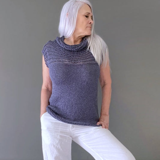 Knit Kit - Moonlight Sleeveless Top