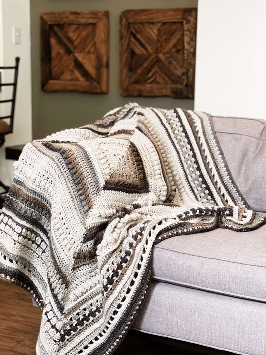 Crochet Kit - Cortado Throw