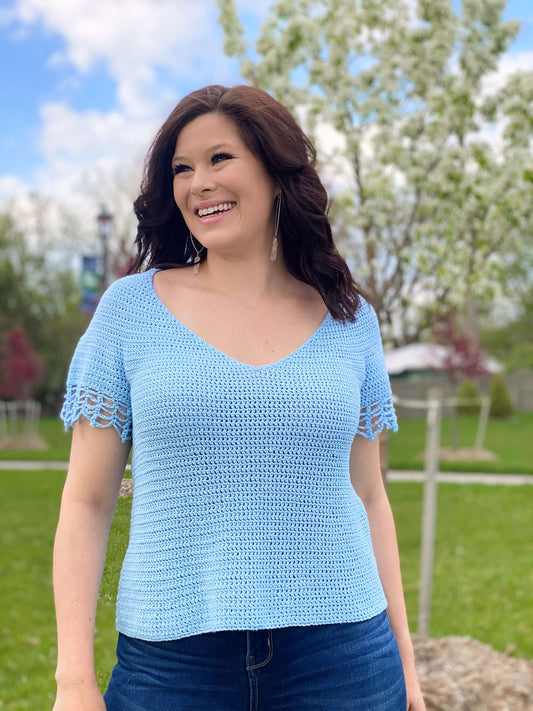 Crochet Kit - Dicentra Tee