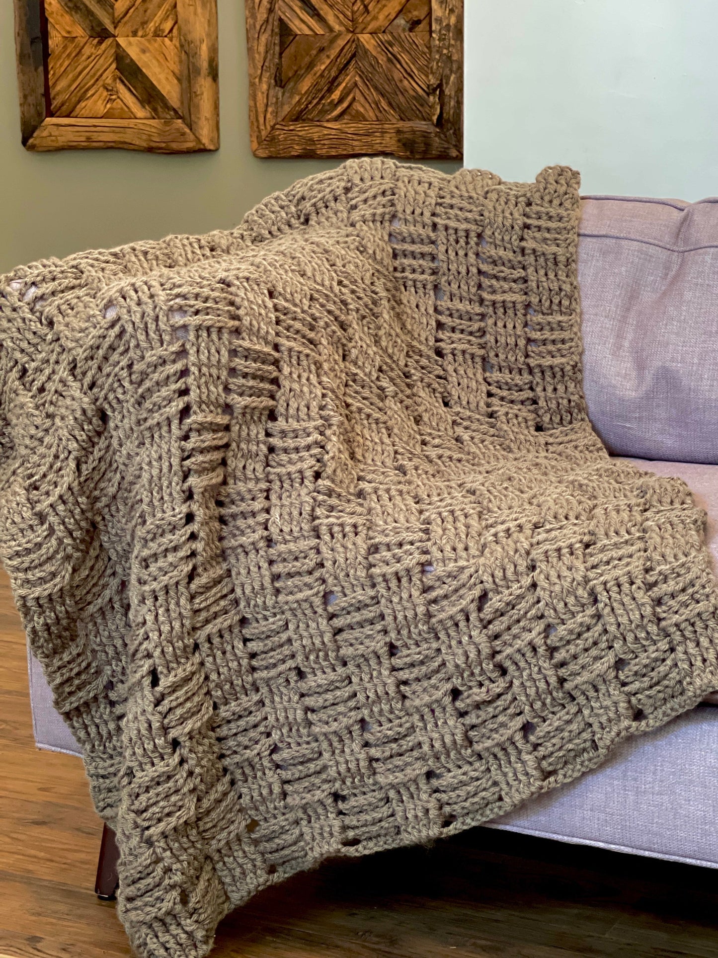 Crochet Kit - Logjam Throw