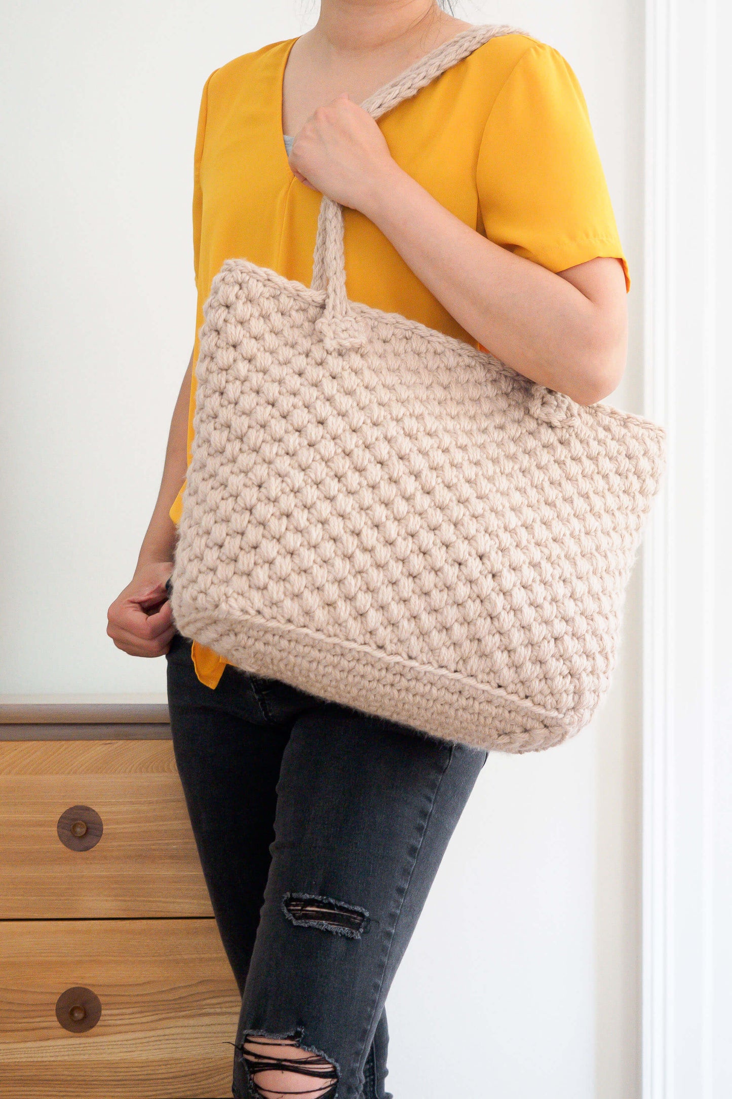 Crochet Kit - Stonecrop Tote